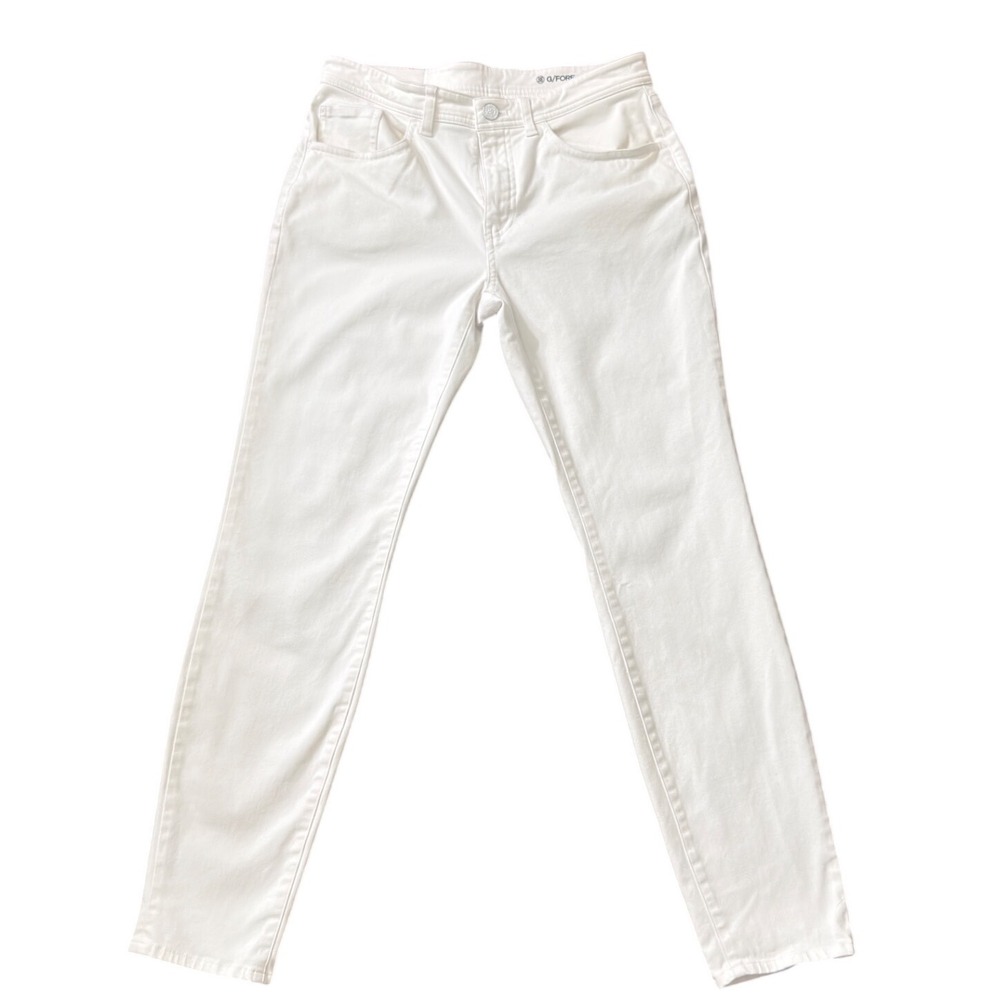 G/FORE White Slim Fit Golf Pants Trousers Womens Size 4 Pray For Birdies‎ HH28